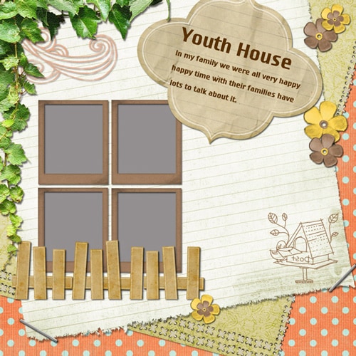 family scrapbook templates