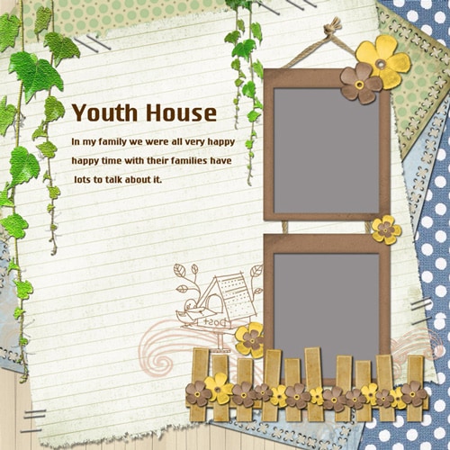 family scrapbook templates