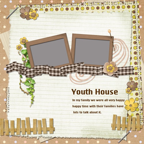 family scrapbook templates