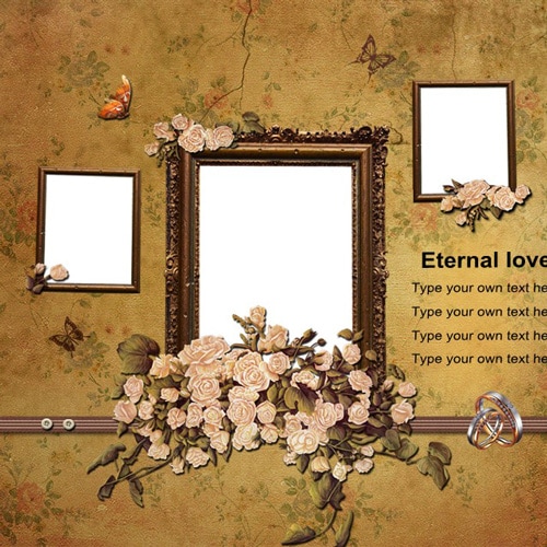 love scrapbook templates