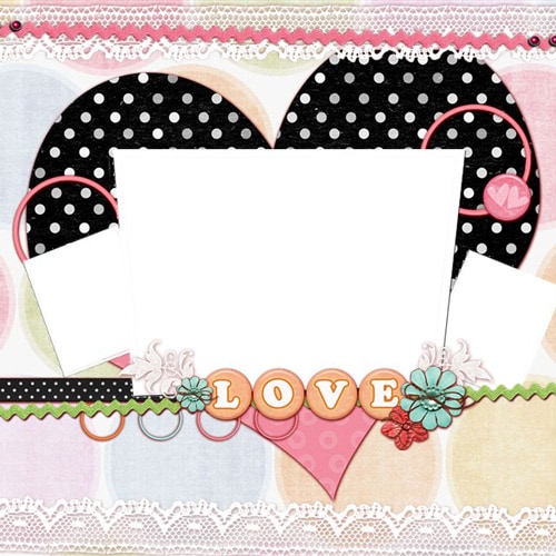 love scrapbook templates