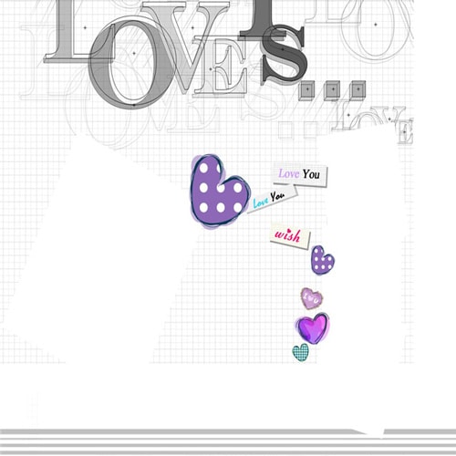 love scrapbook templates