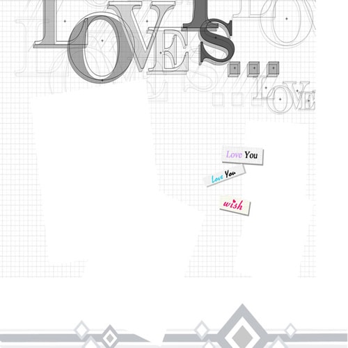 love scrapbook templates