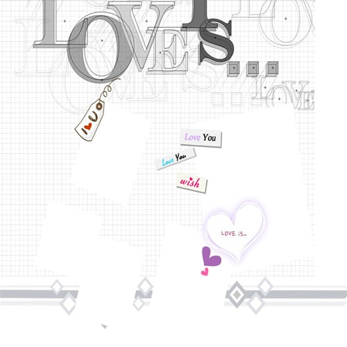 love scrapbook templates