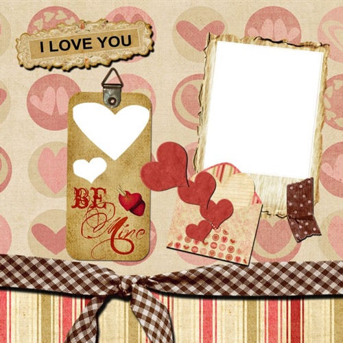 love scrapbook templates