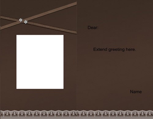 greeting card scrapbook templates
