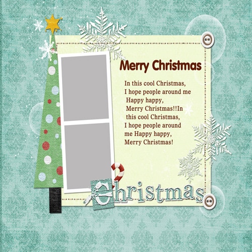 Christmas scrapbook templates
