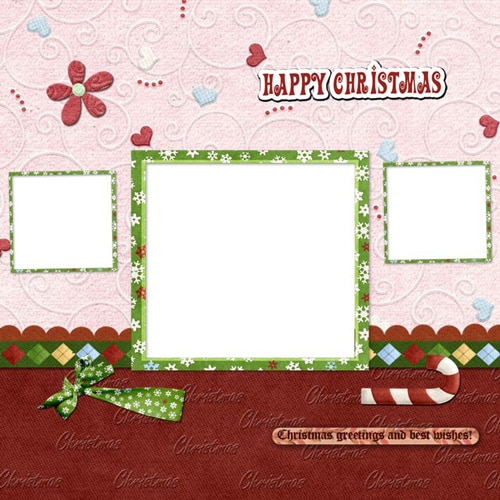 Christmas scrapbook templates
