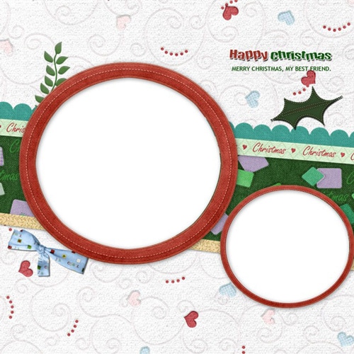 Christmas scrapbook templates