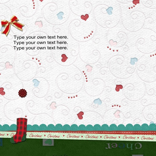 Christmas scrapbook templates