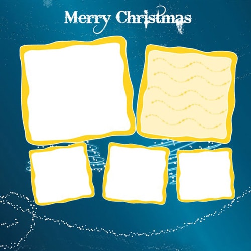 Christmas scrapbook templates