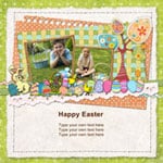 Easter Scrapbook Templates