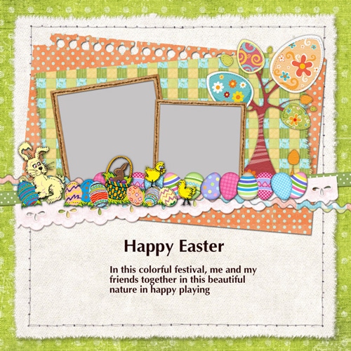 easter scrapbook templates