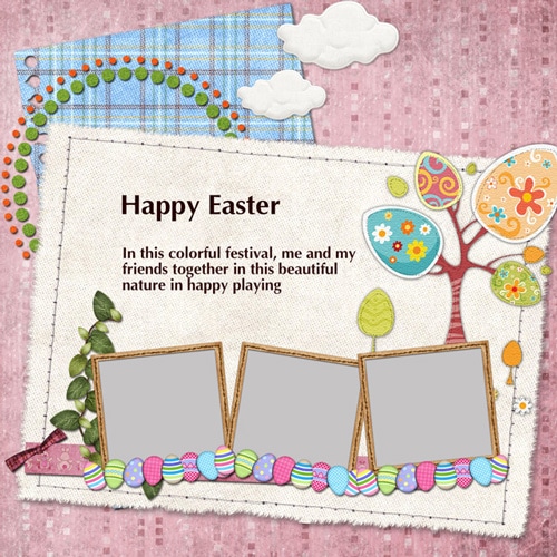 easter scrapbook templates