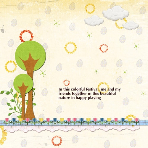 easter scrapbook templates