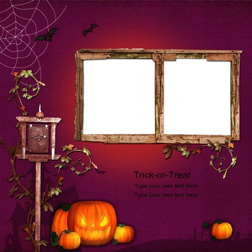 halloween scrapbook templates