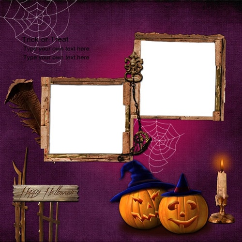 halloween scrapbook templates
