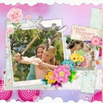 Mother's Day Scrapbook Templates