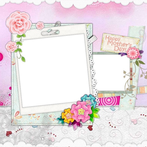 Mother's Day scrapbook templates