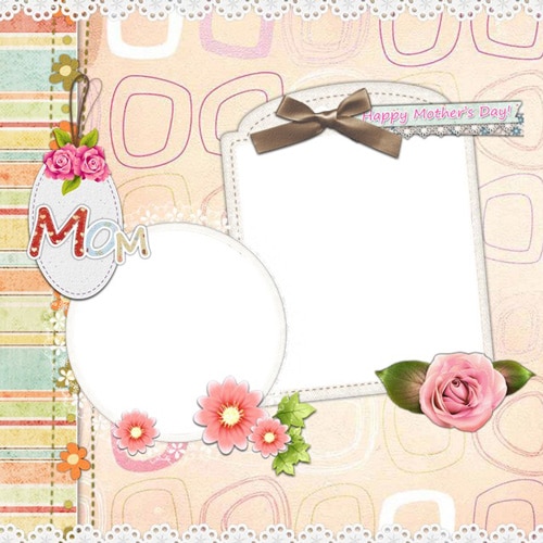 Mother's Day scrapbook templates