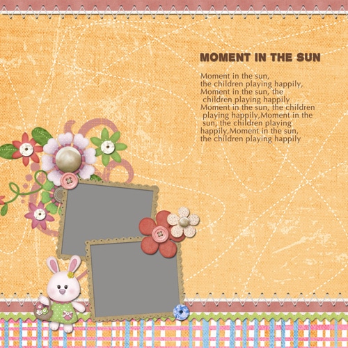 baby and kids scrapbook templates