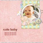 Baby Scrapbook Templates
