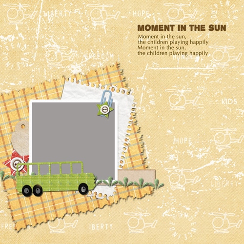 baby and kids scrapbook templates