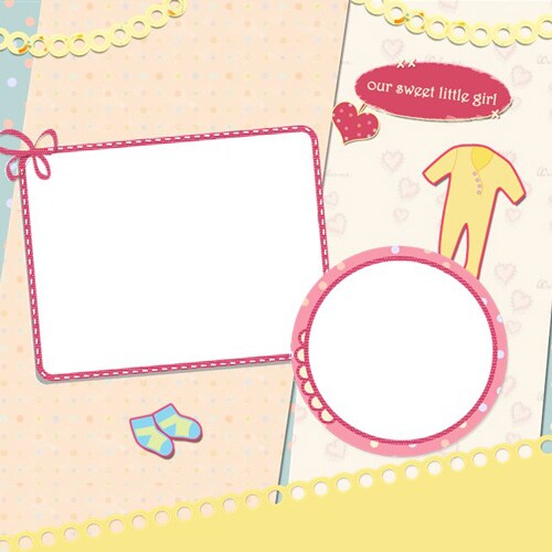 baby and kids scrapbook templates