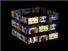 3d cube flash template