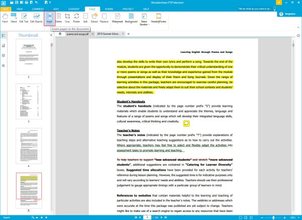 add pages to PDF