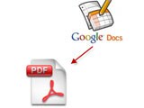 Create PDF with Google Docs
