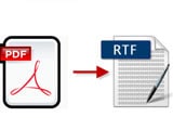Convert PDF to RTF on Mac