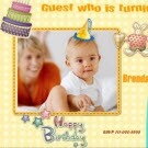 Baby Birthday Invitation