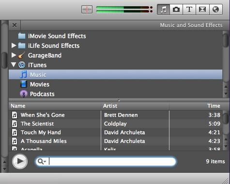 add background music to iMovie