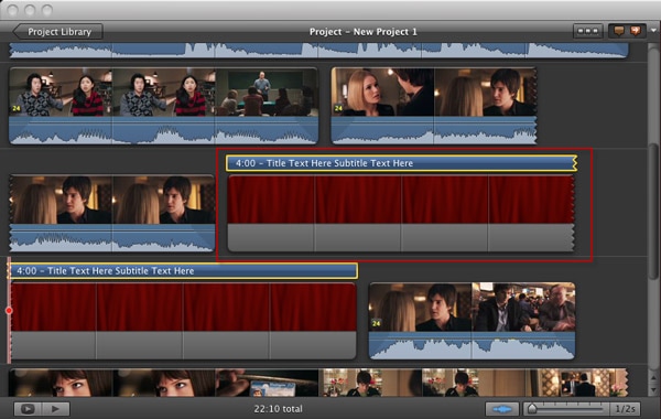 video add text to imovie