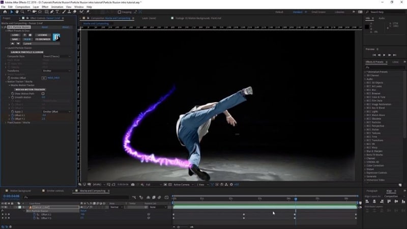adobe after effects interface	
