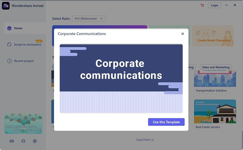 Corporate Communications Template