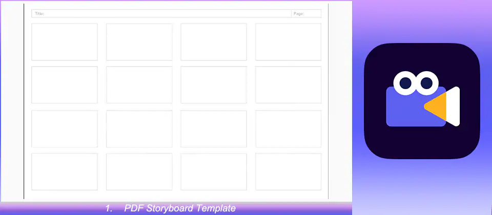 PDF Storyboard Template