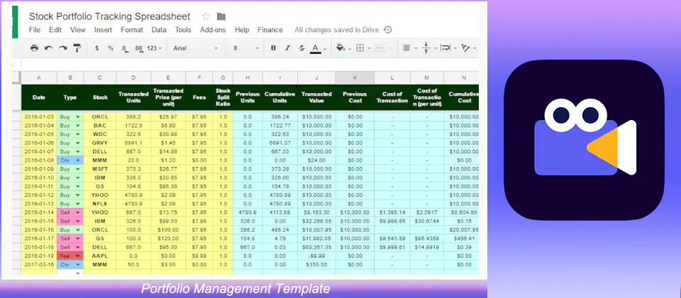 Portfolio Management Template