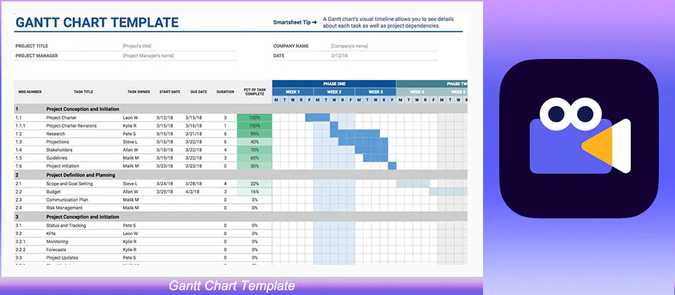 Gantt Chart Template