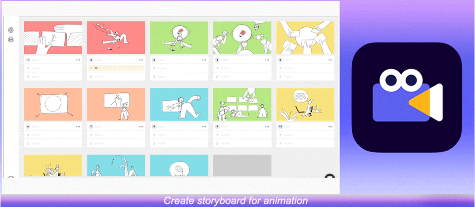 Create storyboard for animation