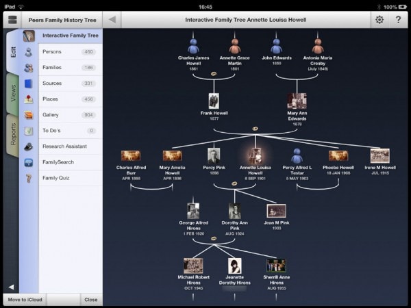 Family tree genealogy software for mac free