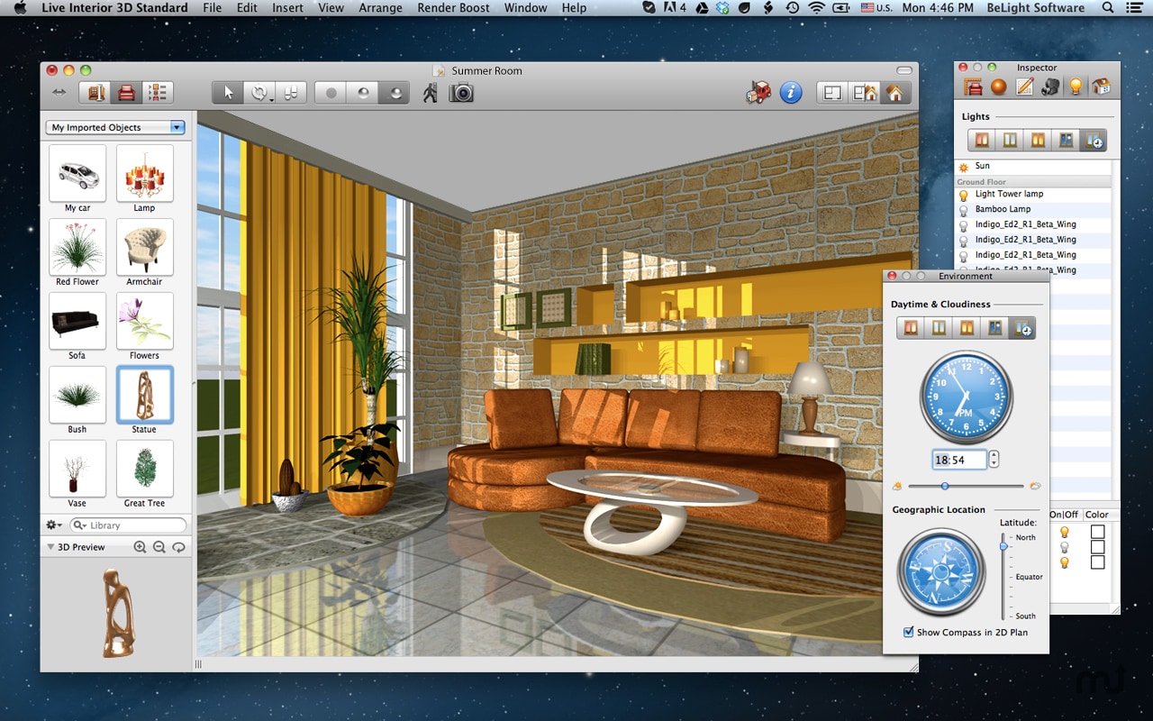  Free  interior design  software  for Mac