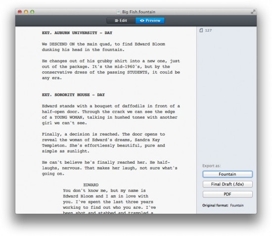 Best free screenwriting software for mac software