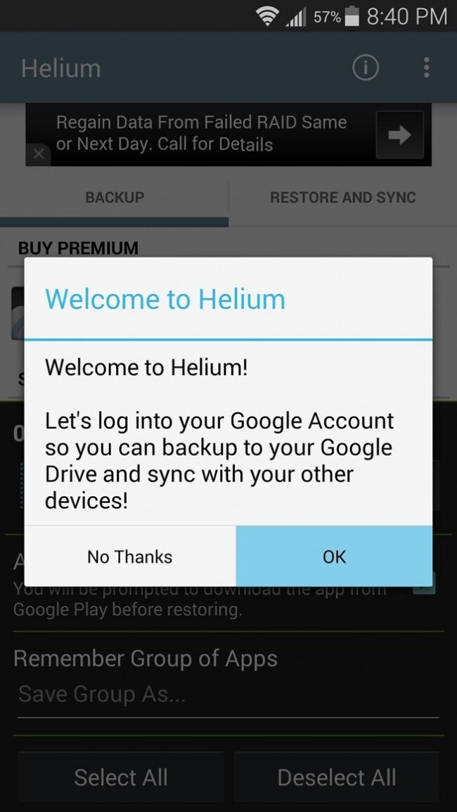 backup android app data