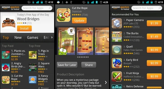 Alternativas al mercado de aplicaciones: Amazon AppStore