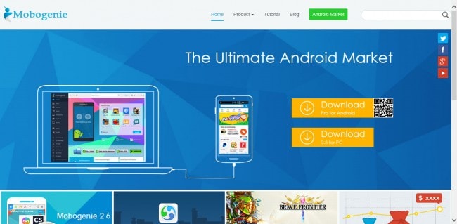 site de téléchargement de l'application android