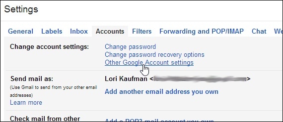 Restaure a Conta Gmail