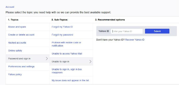 Como recuperar a sua conta do Yahoo! Mail - CCM