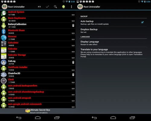 Top Android Root App: Root Uninstaller